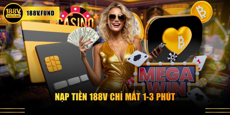 Nạp tiền 188V chỉ mất 1-3 phút